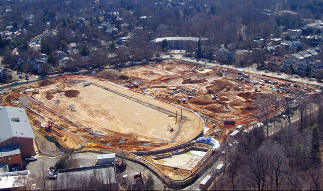 St. Alban's School Athletic Fields Under Construction