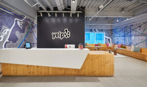 Yelp DC reception area